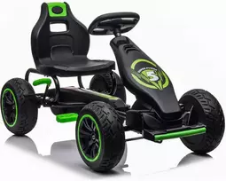 Enero Toys Sportinis gokartas vaikams G18, juodas-žalias