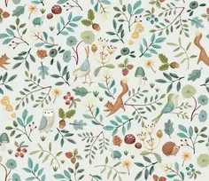 Little Dutch Fleece Wallpaper ´Forest Wonders´