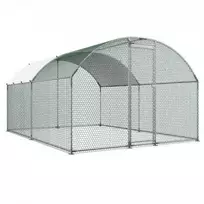 Vevor Metalinė vištidė 3x4x2 m su užraktu