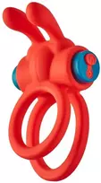 Dream Toys „Love Signal Thrill Ring“ vibruojantis varpos žiedas, raudonas