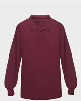 Mokyklines Uniformos Bordo polo marškinėiai, Marškinėlių dydžiai: 7