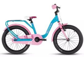 None Dviratis S'COOL niXe 18" 1-speed coaster-brake Aliuminio ocean-pink