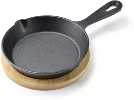 Allesken LUXE Mini ketaus keptuvė ant grotelių, 23x14x3 cm talpos, 200 ml talpos