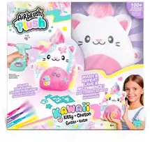 AIRBRUSH PLUSH Rinkinys su aerografu „Kawaii Kitty", 25 cm