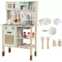 Promotions Žaidimų virtuvėlė, 61x29.2x95.3 cm, žalia, medinė