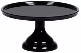 Allc Tortinė ant kojelės, juoda 23,5cm
