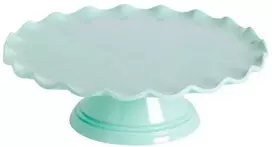 Allc Tortinė ant kojelės, mėtinė banguota 27cm