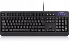 Klaviatūra „Klaviatūra Perixx Perixx PERIBOARD-517 DE“, vandeniui ir dulkėms atspari USB klaviatūra, IP65, juoda