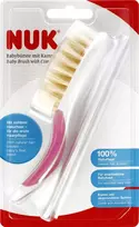 NUK kūdikių šepetys ir šukos, rožinės spalvos, 10256236