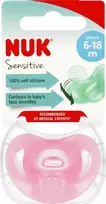 NUK PACIFIC USP 6-18M SENSITIVE Raudonas 10736121 1/6