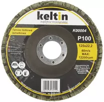 KELTIN plokštelinis šlifavimo diskas 125 mm P100 (10/200)