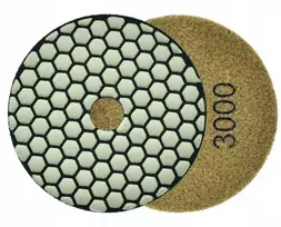 Geko Šlapio poliravimo diskas akmens masės dirbiniams 100 mm GR3000 (5/25/250)