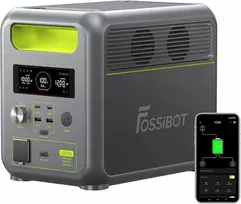 FOSSiBOT nešiojama elektros stotelė 1024Wh 1200W LiFePO4 tipas F1200-X