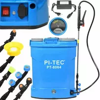 16L elektrinis purkštuvas su baterija ir antgaliais