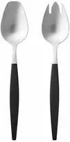 Gense Focus de Luxe salotų stalo įrankiai 26,8 cm, juodi/matinio plieno