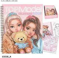 TOPModel spalvinimo knyga "Sequins Team Teddy"