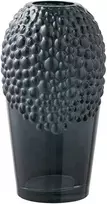 House Nordic Vaza 14x14x25 cm Pilka Stiklas