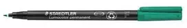 Staedtler Lumocolor, Žalia, Juoda, Žalia, 0,6 mm, Universalus, Vokietija, 1 vnt.