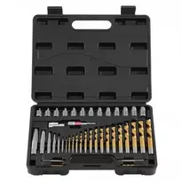 Vevor Varžtų ištraukimo rinkinys 41 vnt. 29,7x23,1x6 cm Juodas plienas