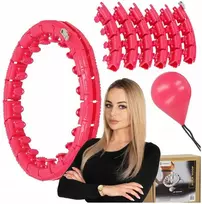 Svorinis „Smart Hula Hoop“ lankas su masažiniais iškilimais liekninimui