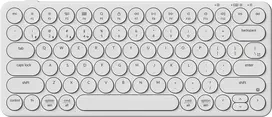 Klaviatūra Keychron B3P-K8 75% Scissor Ivory Baltas