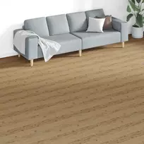 Grindų lentos 18 pcs Lazdynų rudas 5,26 m² PVC
