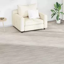 Grindų lentos 36 pcs Ąžuolo klasikinė balta 5,02 m² PVC
