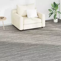 Grindų lentos 36 pcs Tamsiai pilka 5,02 m² PVC