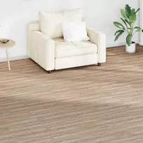 Grindų lentos 36 pcs Ąžuolo ruda 5,02 m² PVC