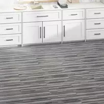 Grindų lentos 5,02 m² 36 pcs PVC Dryžuota pilka