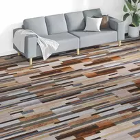 Grindų lentos 18 pcs Įvairiaspalvis 5,26 m² PVC