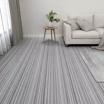Grindų lentos 5,11 m² 55 pcs PVC Dryžiai