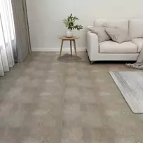 Grindų lentos 5,11 m² 55 pcs PVC Tamsiai ruda ir pilka