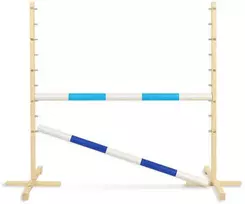Šuolių kliūtis Hobby Horse ms 120 cm šviesiai mėlyna ir mėlyna su dviem kartimis