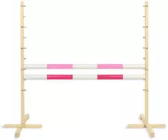 Šuolių kliūtis Hobby Horse 120 cm rožinė su dviem kartelėmis