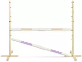 Šuolių kliūtis Hobby Horse smėlio ir šviesiai violetinė 160×120 cm