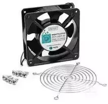 Emiternet „Digitus Rinkinys“ ventiliatorius: DN-FAN120B ventiliatorius, DN-FAN120/GR metalinis dangtelis, DN-FAN-M4 varžtas - 8 vnt. DN-FAN120B-KIT