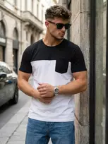 Vyriški balti/juodi marškinėliai Billy