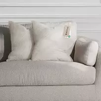 Dekoratyvinis pagalvės užvalkalas 50×70 cm smėlio spalvos Restilo