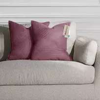 Dekoratyvinis pagalvės užvalkalas 50×70 cm bordo spalvos Restilo