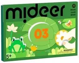 Mideer - Lipdukų klijavimo užduočių knyga - Level 3
