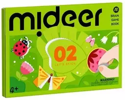 Mideer - Lipdukų klijavimo užduočių knyga - Level 2