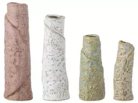 BLOOMINGVILLE šventyklos vaza, įvairiaspalvė, akmens masės dirbiniai