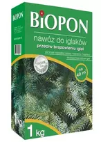 Biopon Granuliuotos trąšos spygliuočiams nuo spyglių rudavimo 3kg (1056)
