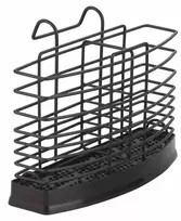 Rosberg 55R53003DB stalo įrankių laikiklis, 20,7 × 9,5 × 15,2 cm, juodas