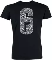 Rainbow Six Siege T-Shirt Juodas S