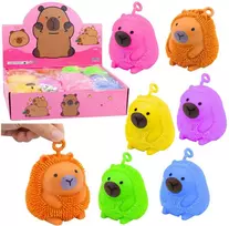 Lean Toys Antistresinis žaislas kapibara mišrios spalvos