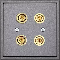 Liregus AUDIO SOCKET 2 Juodas MODERN