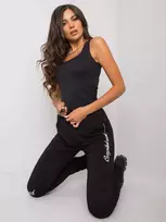 Juodos sportinės kelnės