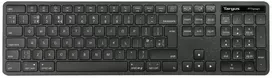 Klaviatūra Targus EcoSmart* klaviatūra full size antimicrobial belaidė Bluetooth 5.0 2.4 GHz AZERTY francuski juoda